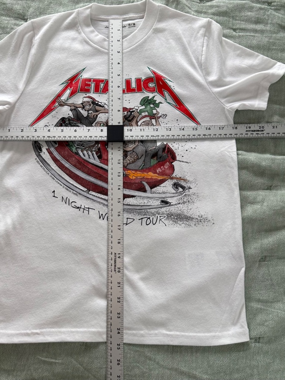 Abercrombie Kids Size 15/16 *Bundle of 2* Shirts Goosebumps & Metallica Graphics - Picture 11 of 12